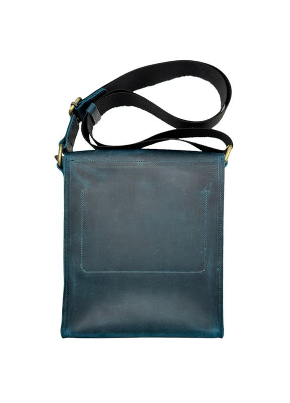 Сумка кожаная/ клапан Винтаж (Синяя) LQ 826150 (305396140)