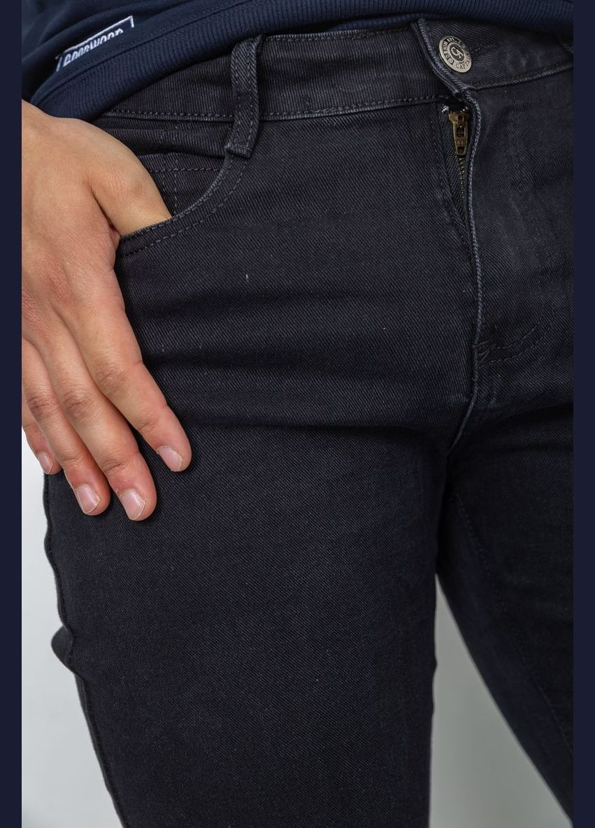 Черные демисезонные регюлар фит джинсы мужские Ager