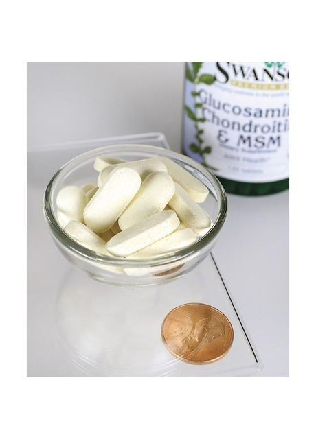 Глюкозамин и хондроитин МСМ, 120 таблеток, Swanson (364311083)