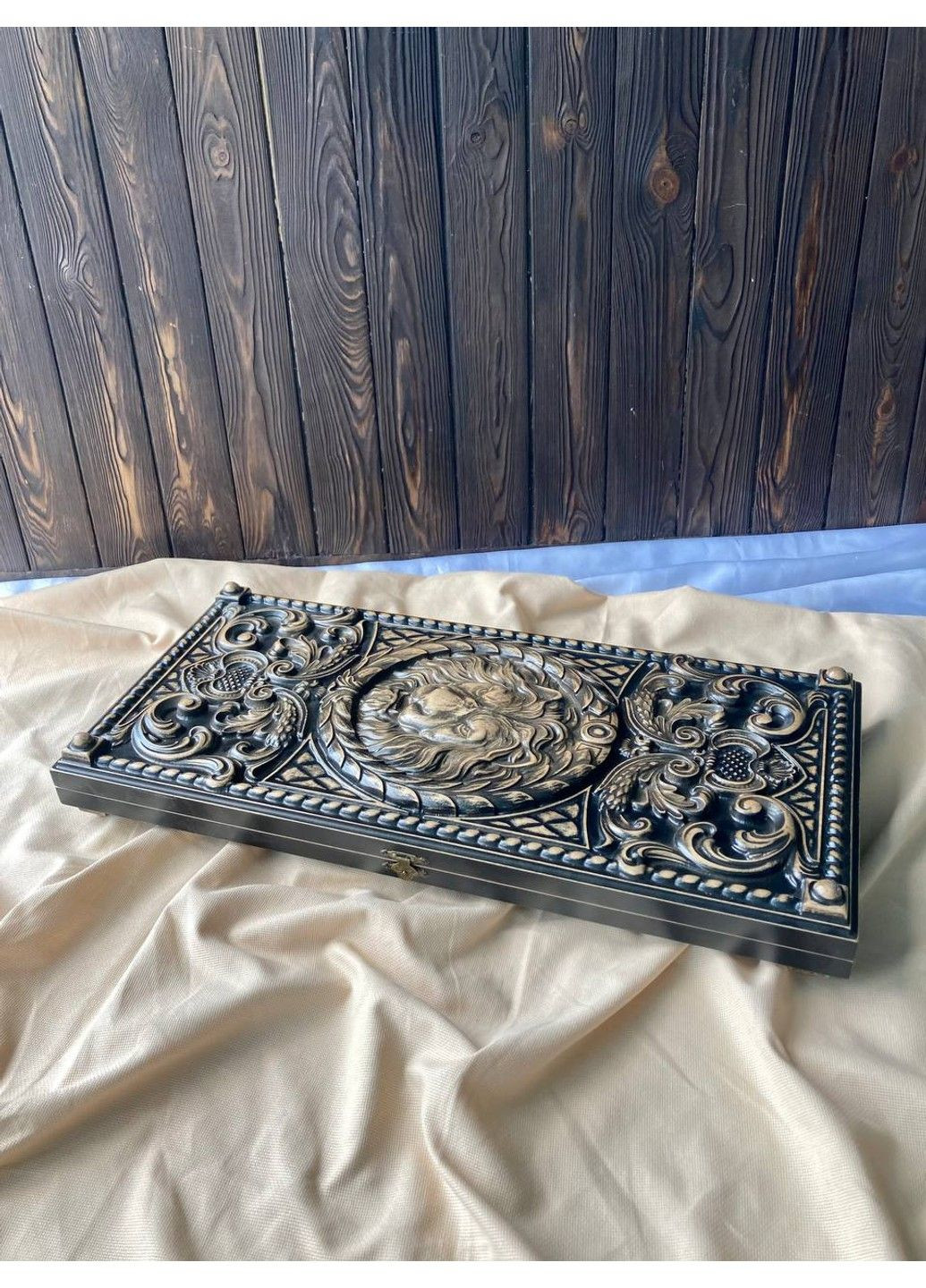 Нарди з дерева "Лев", 60×28×8 см, арт.193010 GrossMeister (295924406)