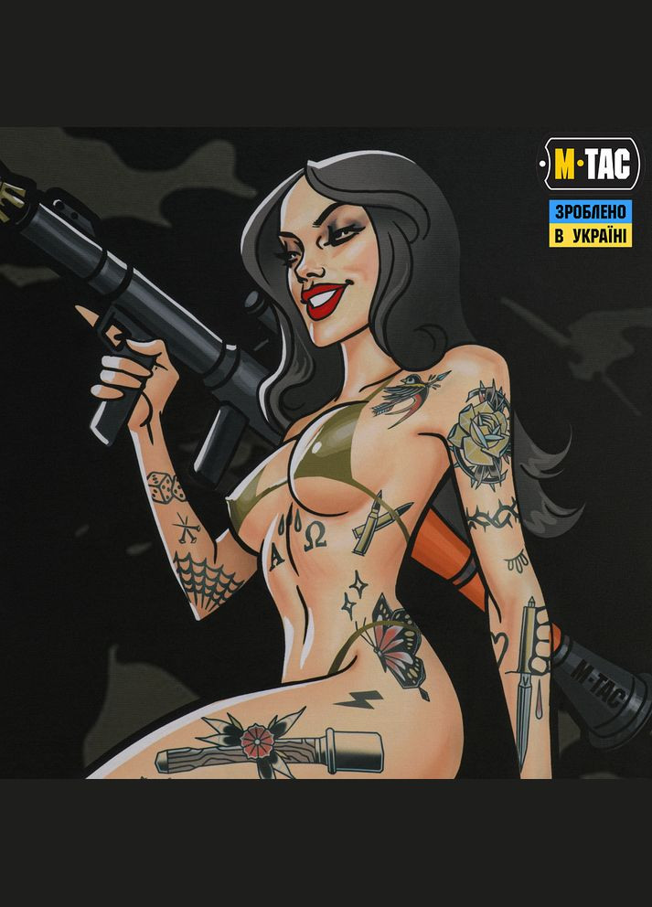 Баннер Tactical girl RPG 900x1300 Black Multicam M-TAC (315047267)
