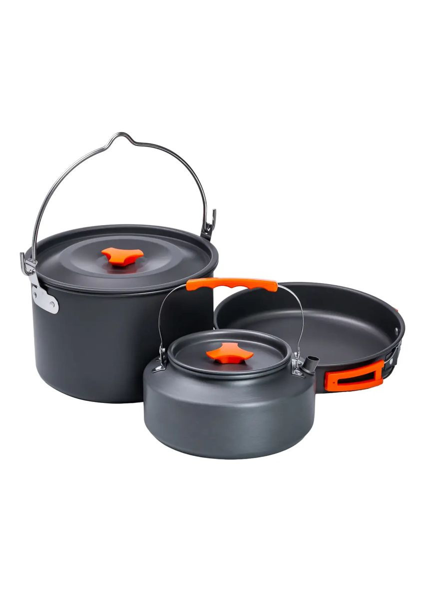 Набір туристичного посуду 3 предмети 21/18/22 см LUGI (322421202)