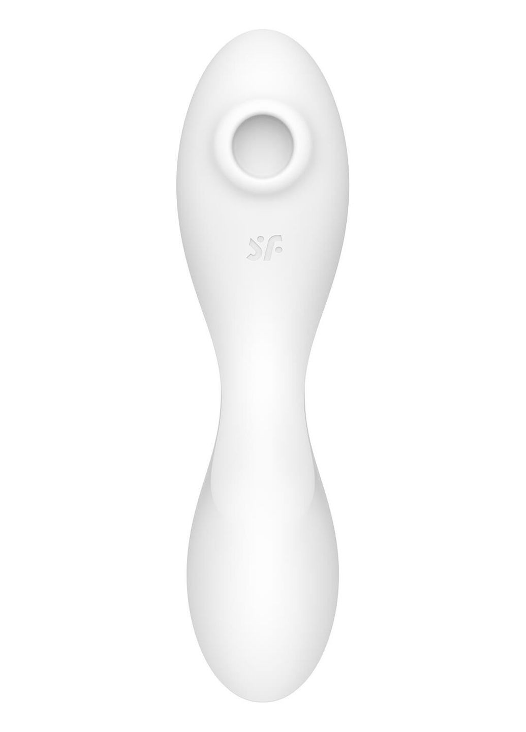 Вакуумный смарт-стимулятор с вибрацией Curvy Trinity 5 (White), управление со смартфона - CherryLove Satisfyer (332209485)