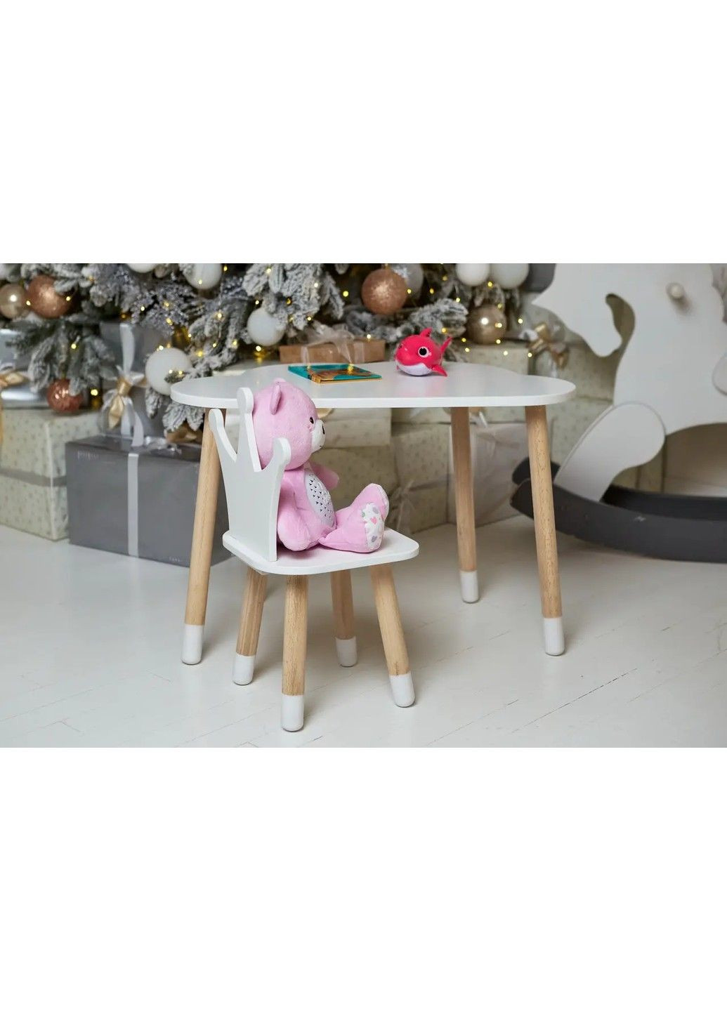 Дитячий столик Хмара та стільчик Корона фіолетова No Brand (331639814)