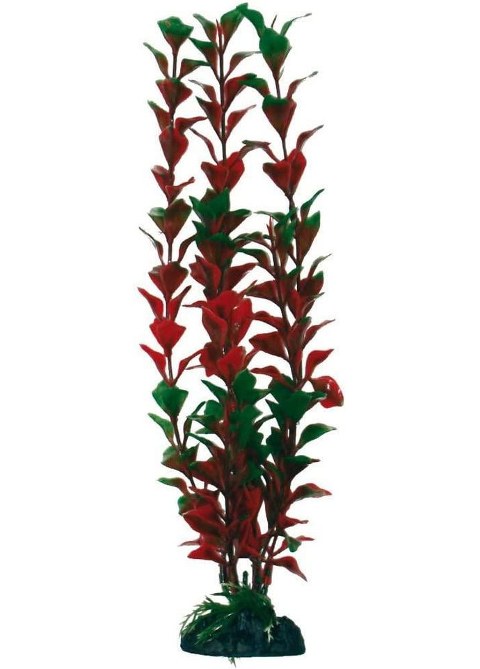 Рослина пластикова водорості LUDWIGIA XL штучна, Декорація для акваріума 33 см A8011926 Croci (280916467)