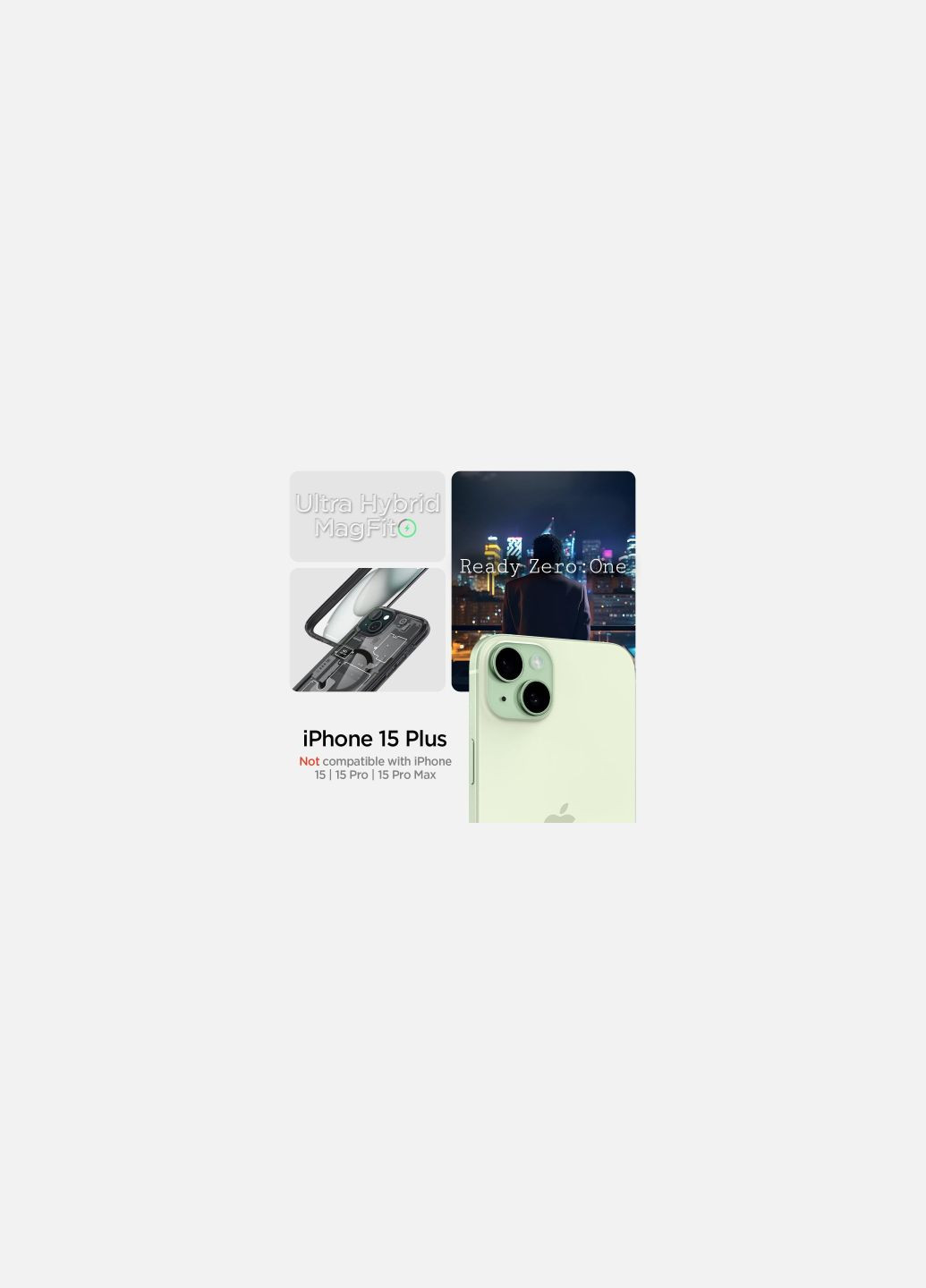 Чехол для мобильного телефона (ACS06664) Spigen apple iphone 15 plus ultra hybrid magfit zero one (275099426)