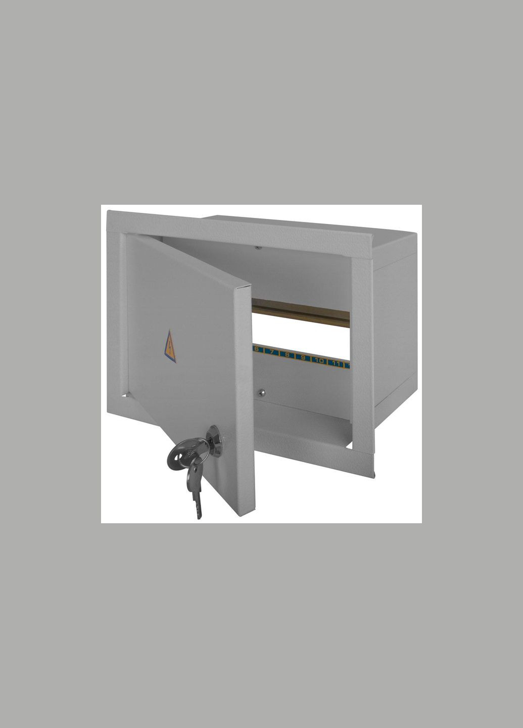 Распределительный щит 12 модулей металлический 170х260х105мм IP31 встраиваемый с замком [s0100021] e.mbox.stand.w.12.z E.NEXT (337138272)