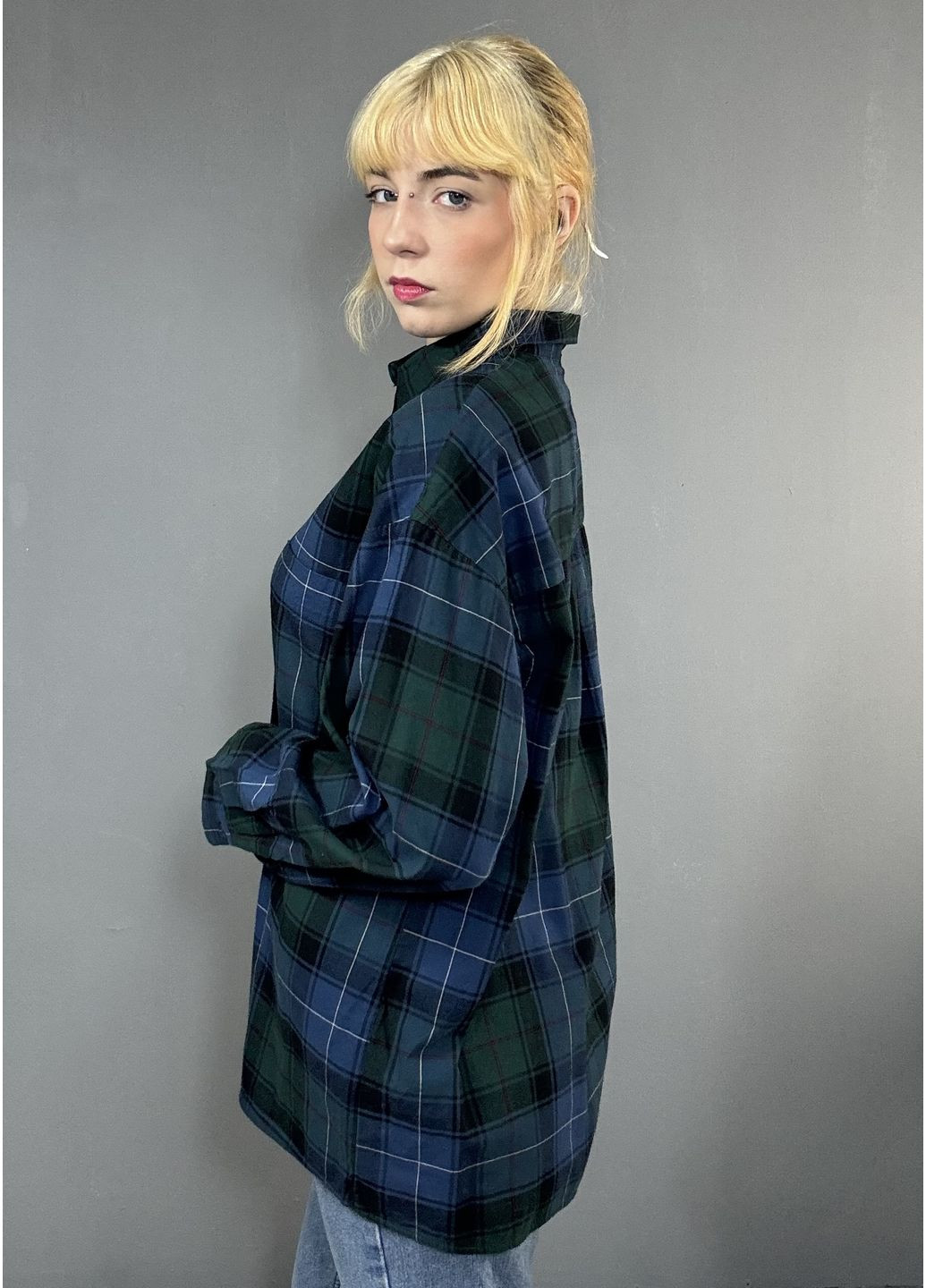 Бесцветная всесезон пижамная рубашка H&M