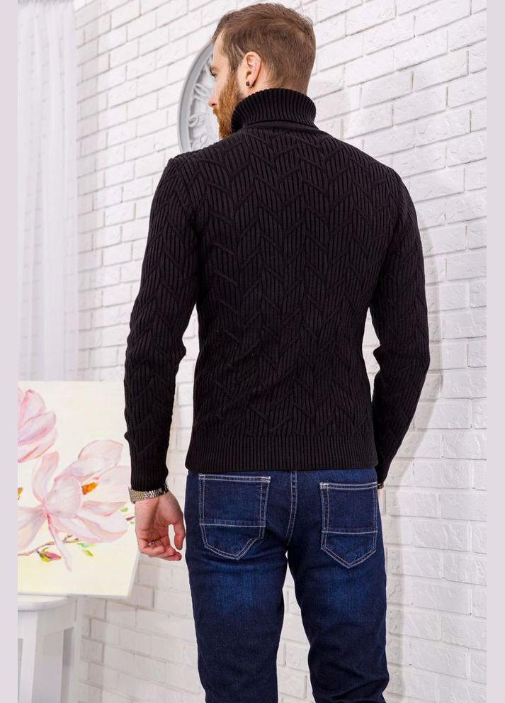 Чорний демісезонний светр чоловічий, колір темно-синій, 161r1034 Ager