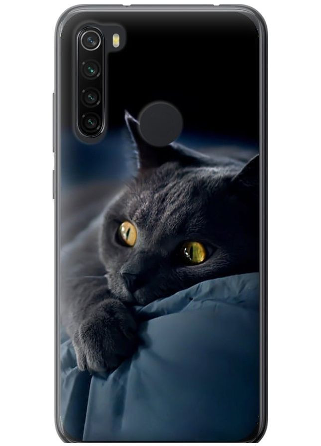 Силіконовий чохол 'Димчастий кіт' для Endorphone Xiaomi Redmi Note 8 (265227250)