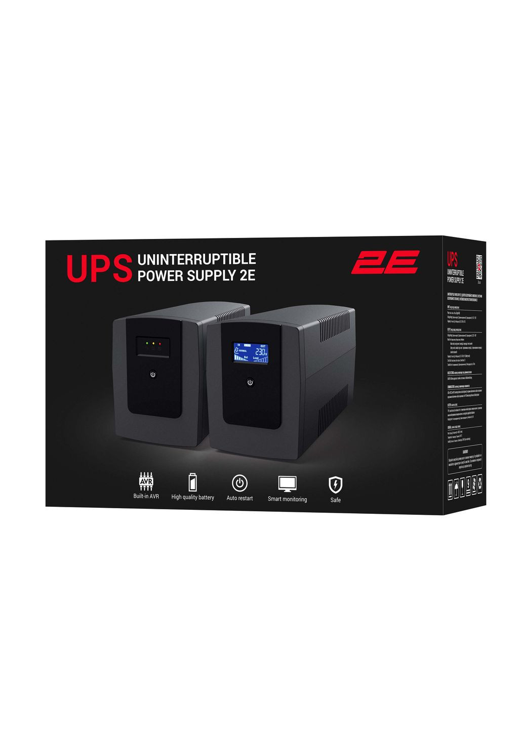 Источник бесперебойного питания ED650, 650VA/360W, LED, 2xSchuko 2E (314973789)