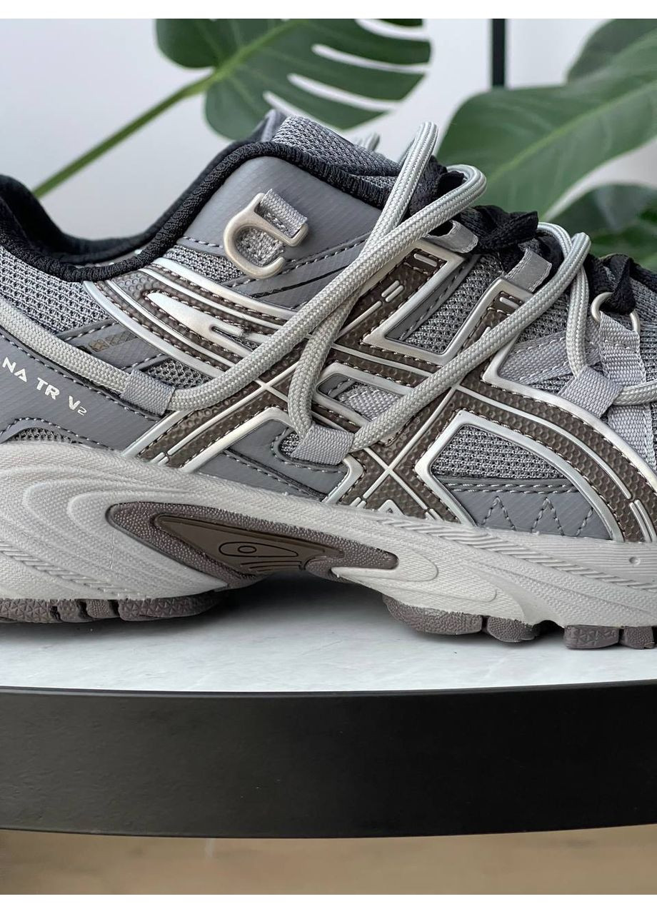 Сірі Осінні кросівки чоловічі asics gel-kahana tr v2 gray | асікс гель-кахана tr8 v2 сірі No Brand