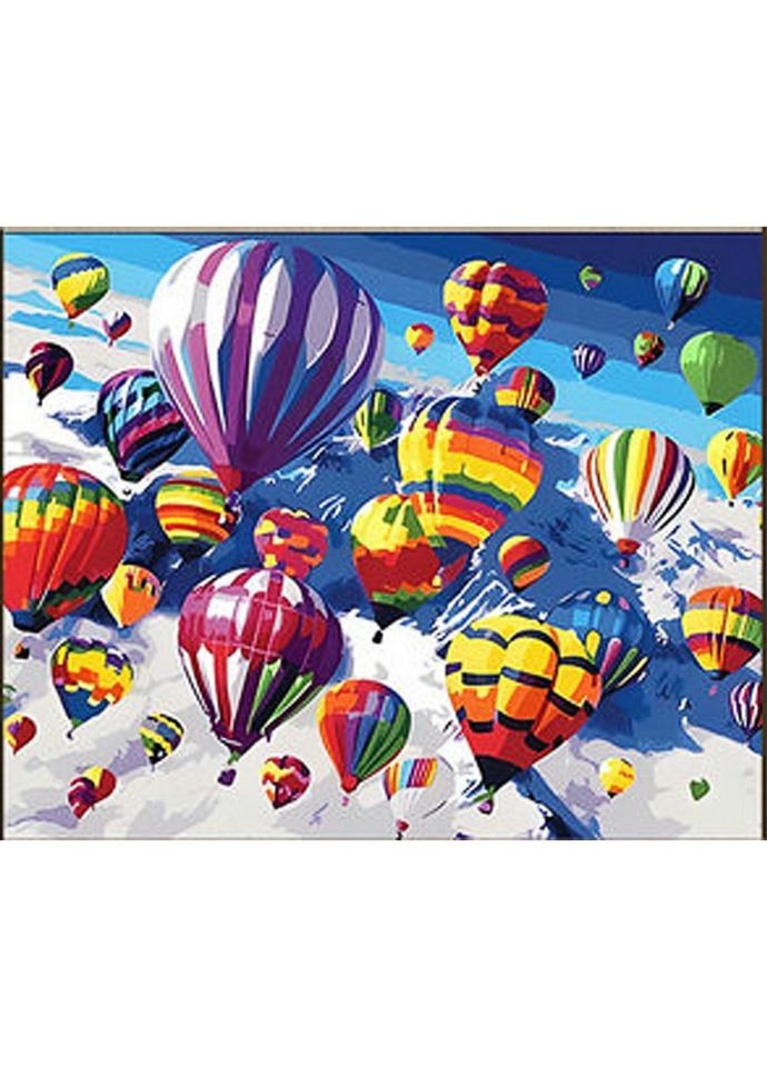 Алмазная мозаика "Удивительные воздушные шары" HEG86909, Strateg (350939246)