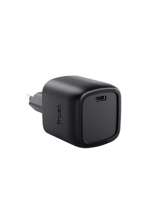 Зарядное устройство сетевое Maxo 30Вт, GaN, USB-C, PD/PPS, черный Trust (365748207)