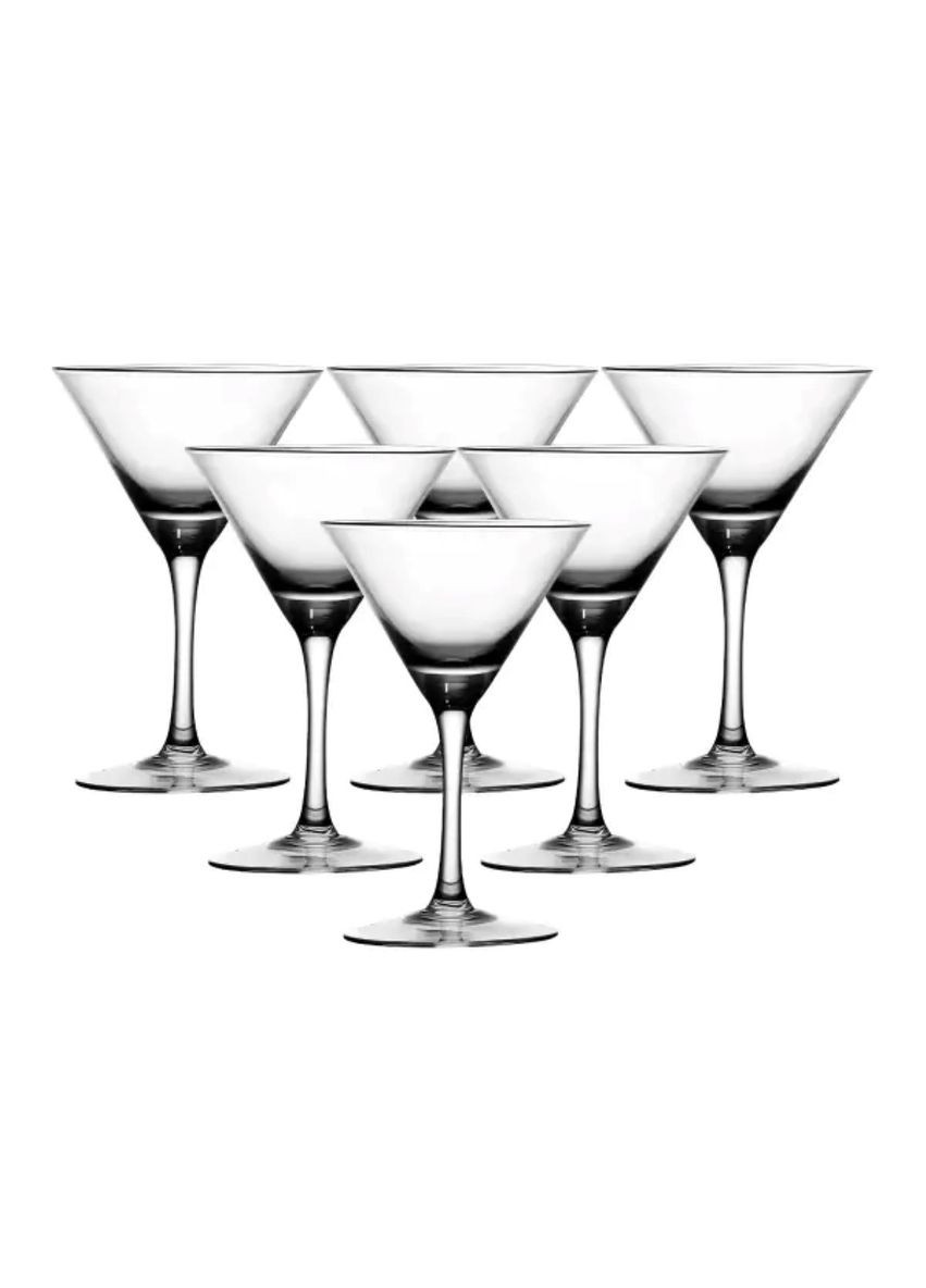 Набір келихів на високій ніжці 6 штук по 190 мл 6 штук для мартіні HP563 TS Kitchen (353505444)