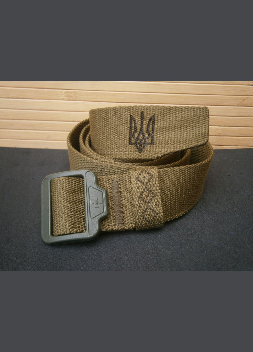 Ремінь поясний Патріот оливковий 4 см х 120 см 5.11 Tactical (358649208)