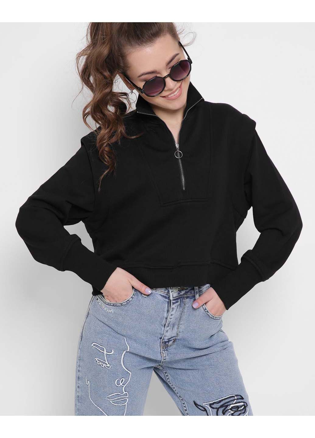 Чорний світшот 6609-8 Carica (300860542)