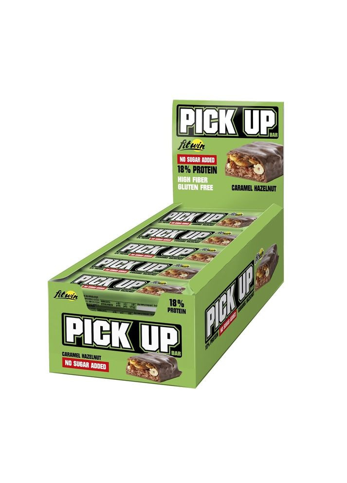 Батончик Pick Up, 24*45 грам - Карамель-фундук FitWin (322293508)