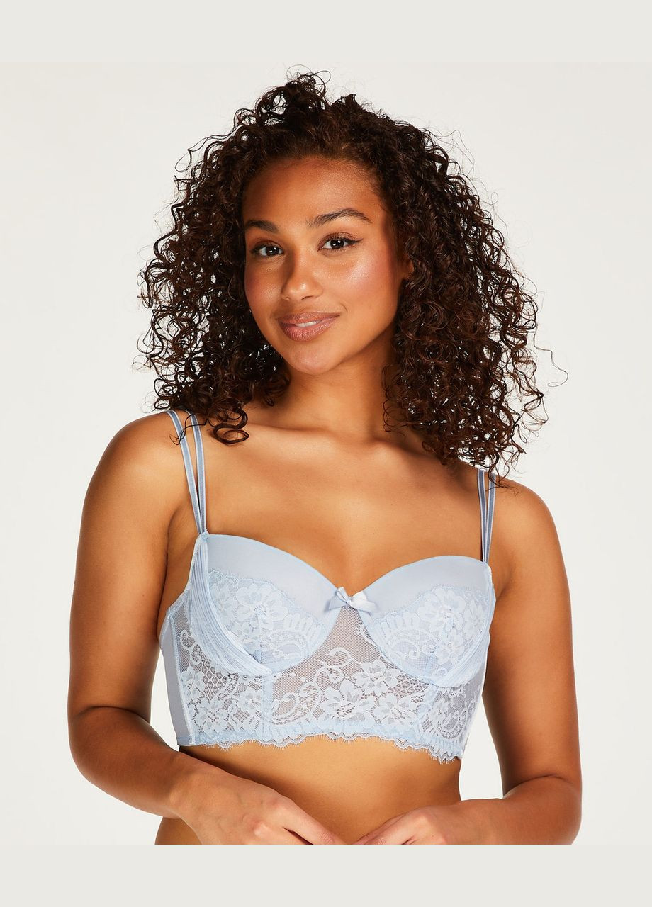 Голубой бюстгальтер catrin нежный голубой 80c Hunkemoller