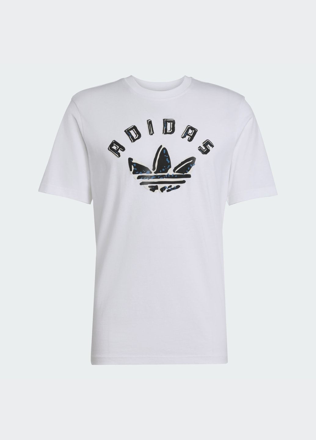 Белая футболка graphic adidas