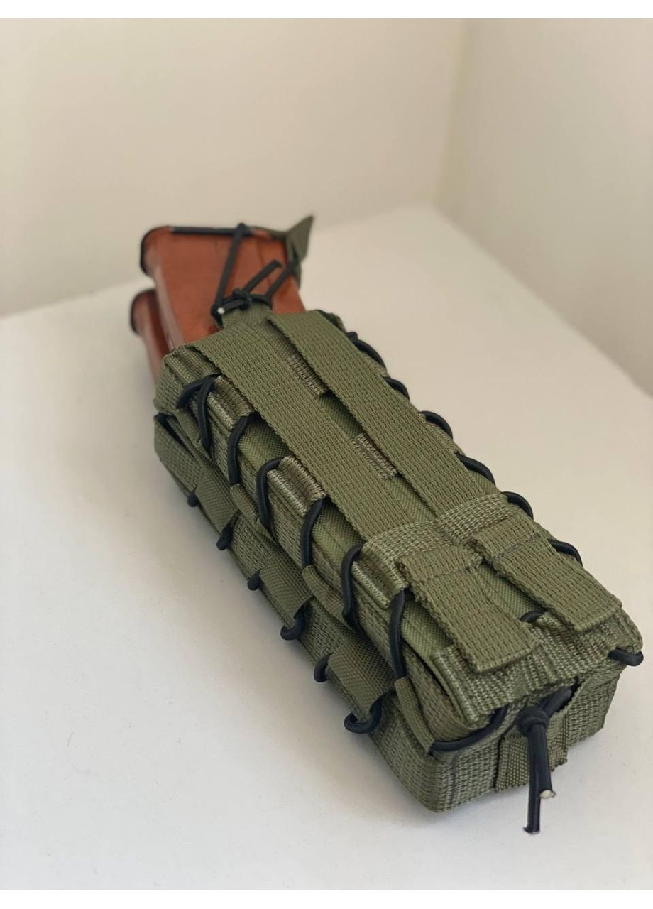 Подсумок под два магазина для РПК (РКК) открытого типа Мультикам MorningStar (365783812)