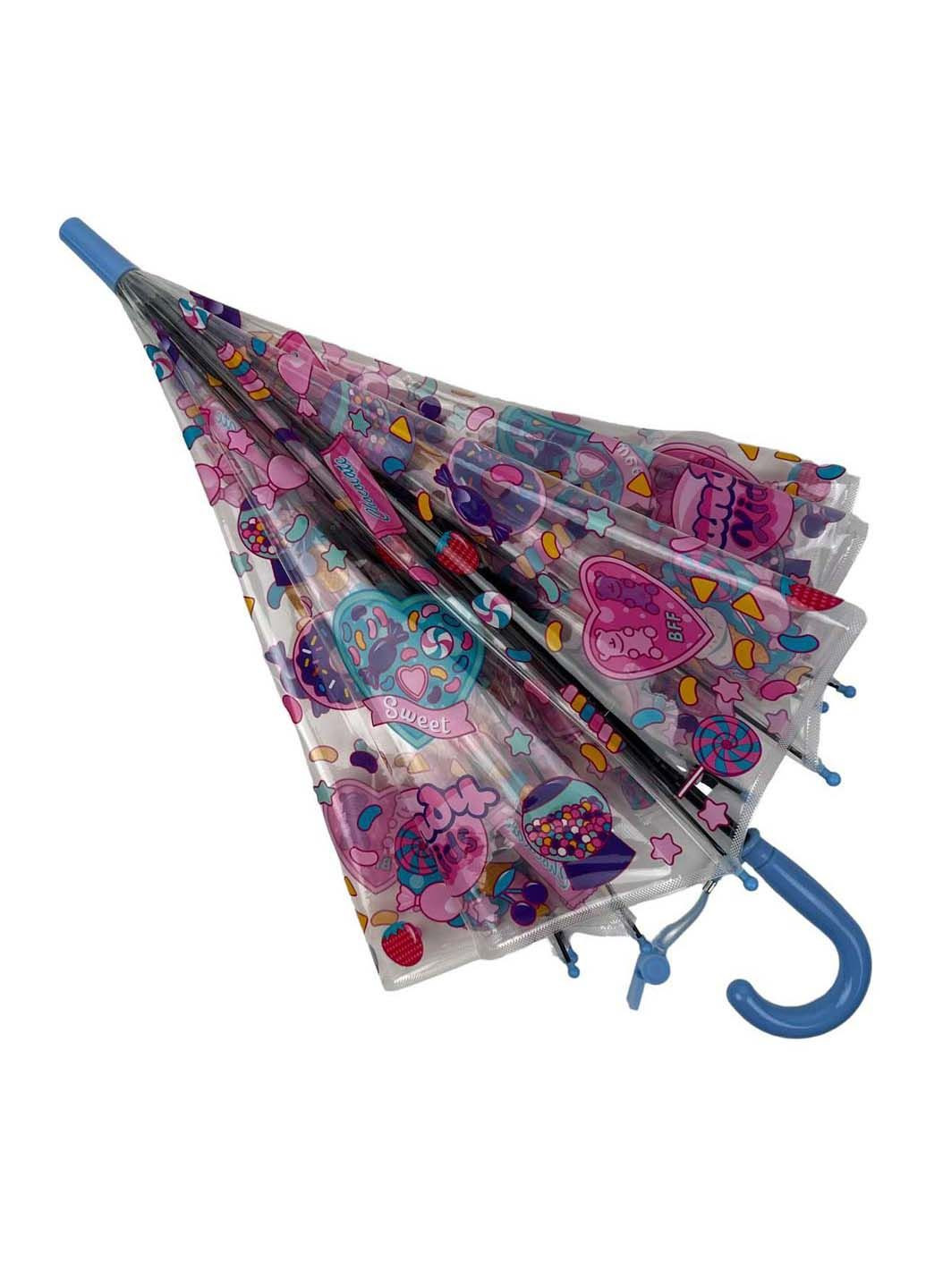Дитяча прозора парасолька-тростина з малюнками Fiaba (289977633)