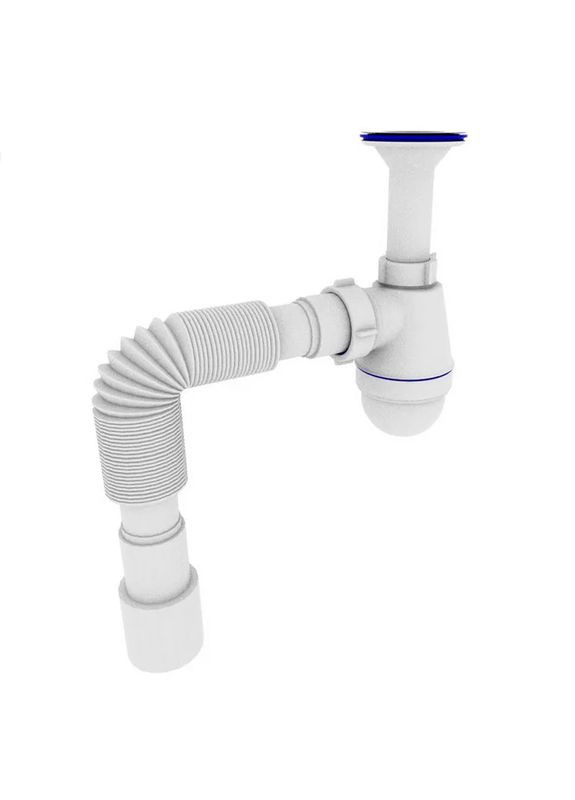 Сифон для раковины SU-01 с ревизией ( ) 1 1/4'' (ZX4947) Zerix (315336990)