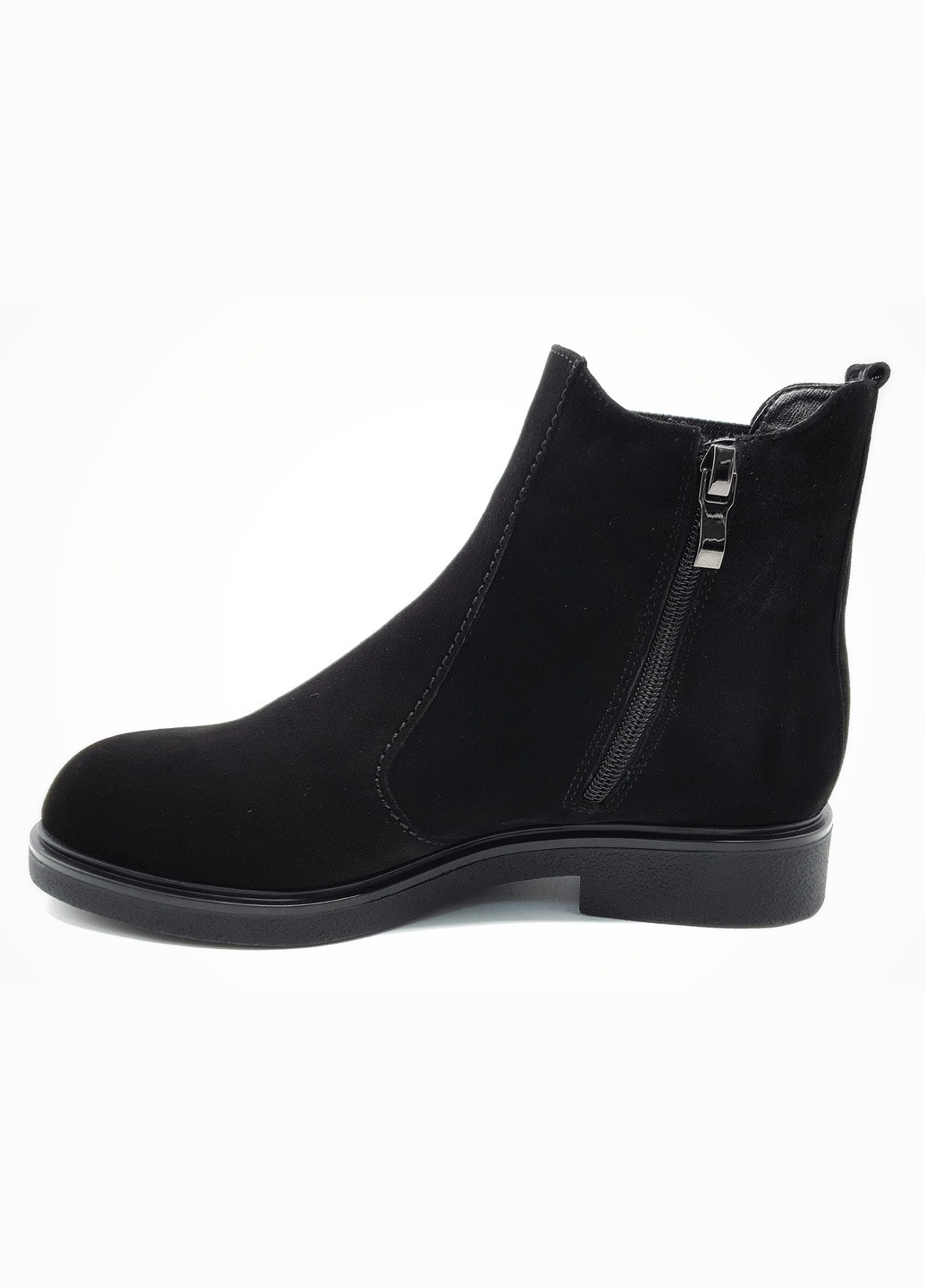 Осенние женские ботинки зимние черные замшевые p-11-4 25,5 см (р) patterns