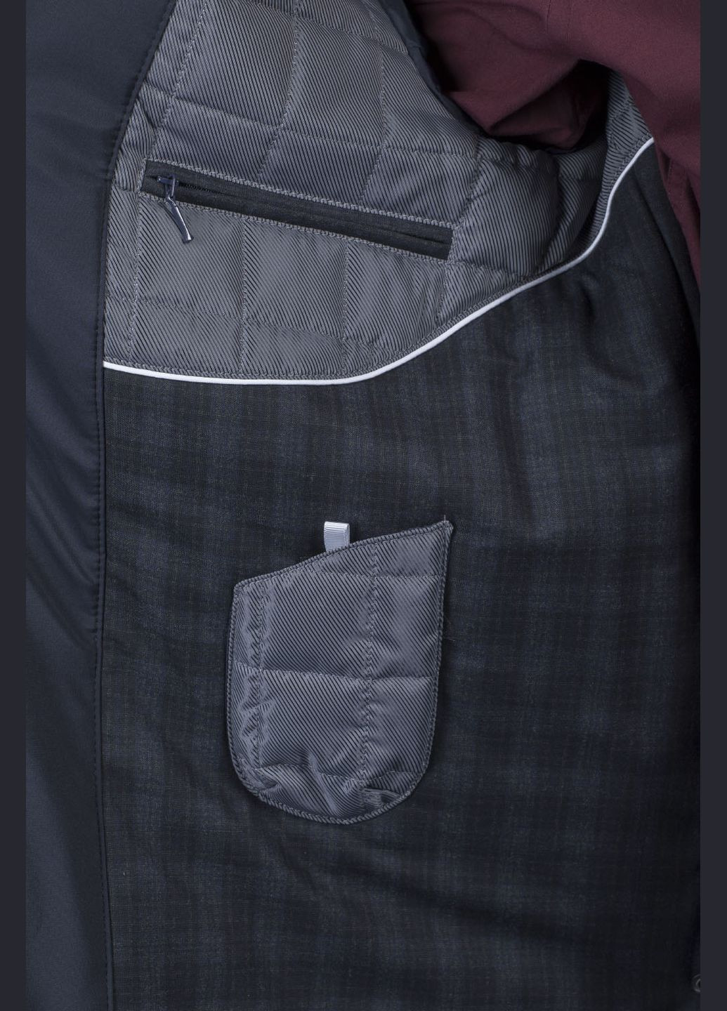 Синяя демисезонная мужская синяя куртка осень/весна с поясом и молнией casual kuper (, ), 29407 No Brand