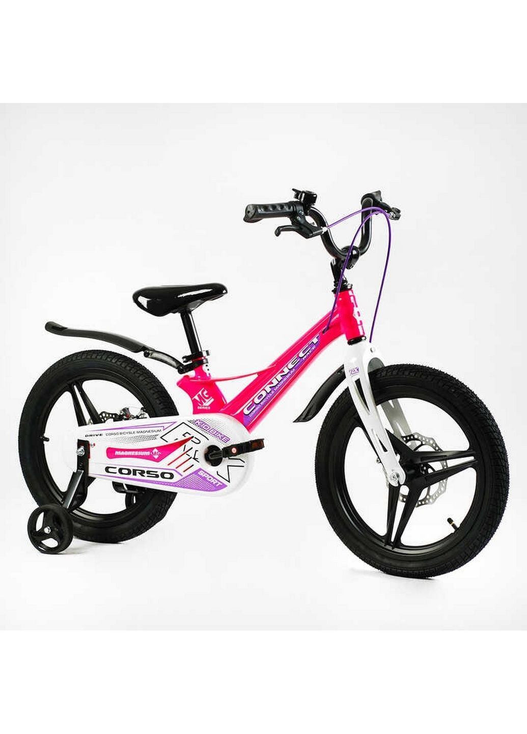 Детский велосипед "Connect" магниевая рама, дисковые тормоза Corso (288135805)