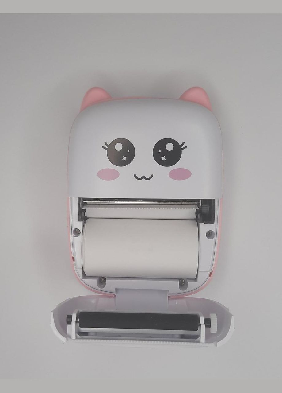 Портативний дитячий міні-принтер "Котик" Bambi A8AS No Brand (326800877)