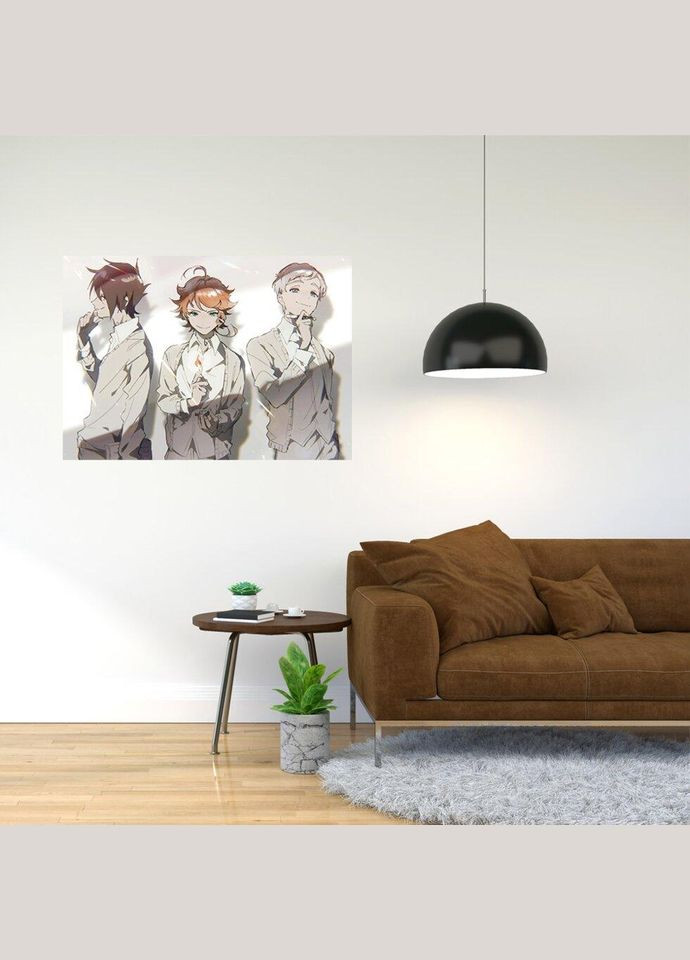 Плакат- з принтом The Promised Neverland - Обіцяний Неверленд 14 A2 Кавун постер (316208706)