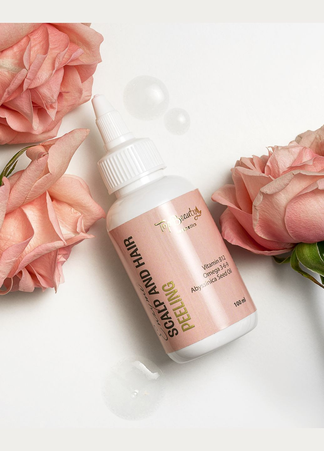 Рисовий ензимний пілінг для шкіри голови 100мл Top Beauty (317595940)