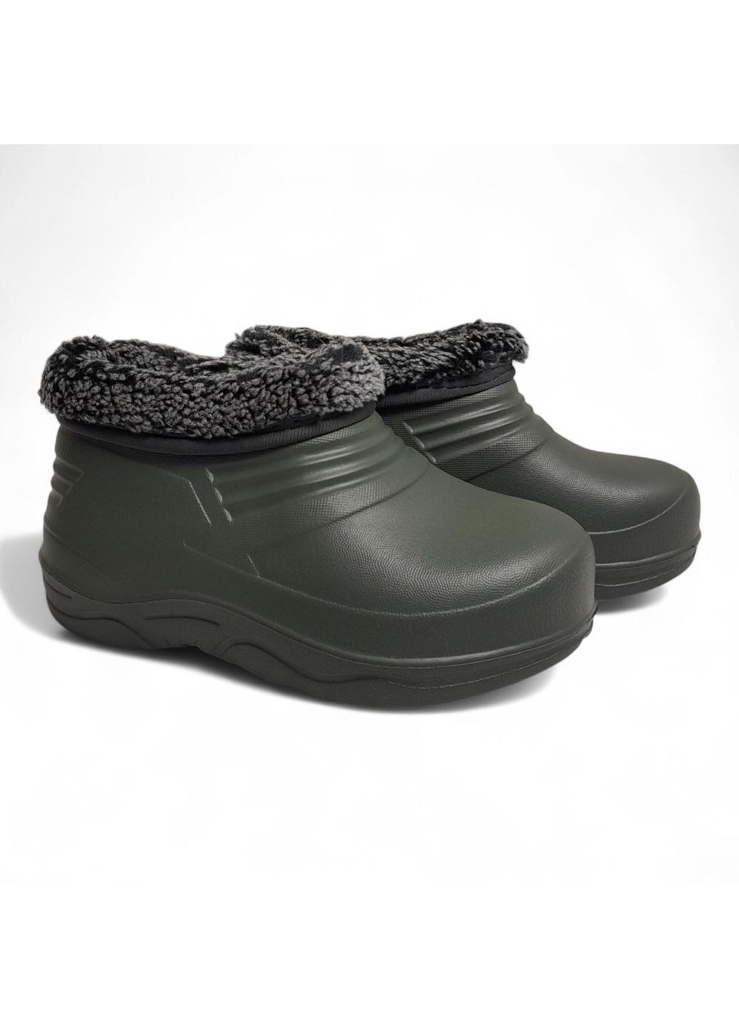 Дитячі теплі калоші кольору хакі розмір (21 см) Dago (363319691)