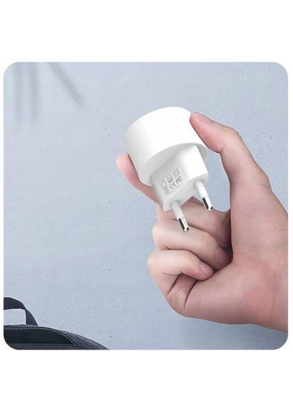 Зарядний пристрій L62 2.4A/2USB + Кабель lightning White XO (362916008)