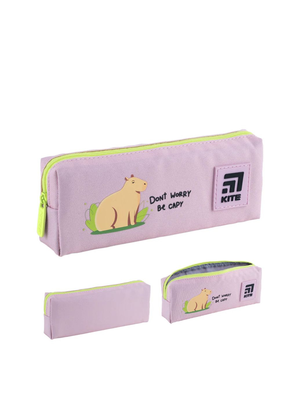 Пенал школьный цвет розовый ЦБ-00281123 Kite (341485732)