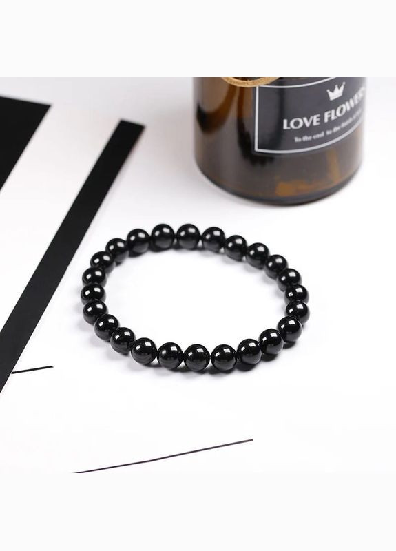 Браслет із агату 8 мм – натуральний камінь сили та гармонії (80002) Hemst (301071433)