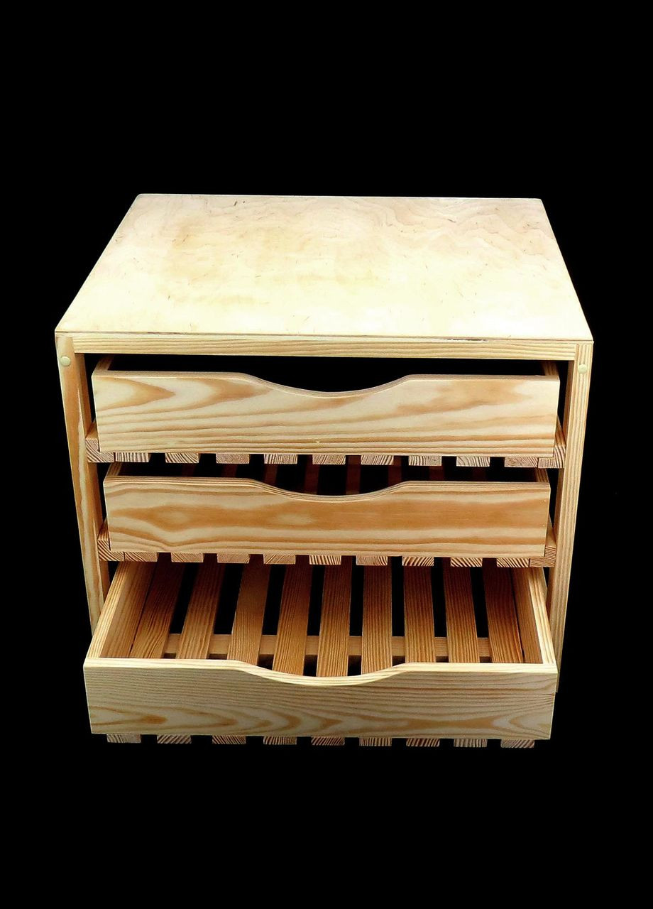 Стеллаж для овощей и фруктов из дерева Кавбери бланже (ЯХТ-000701) No Brand (327867493)