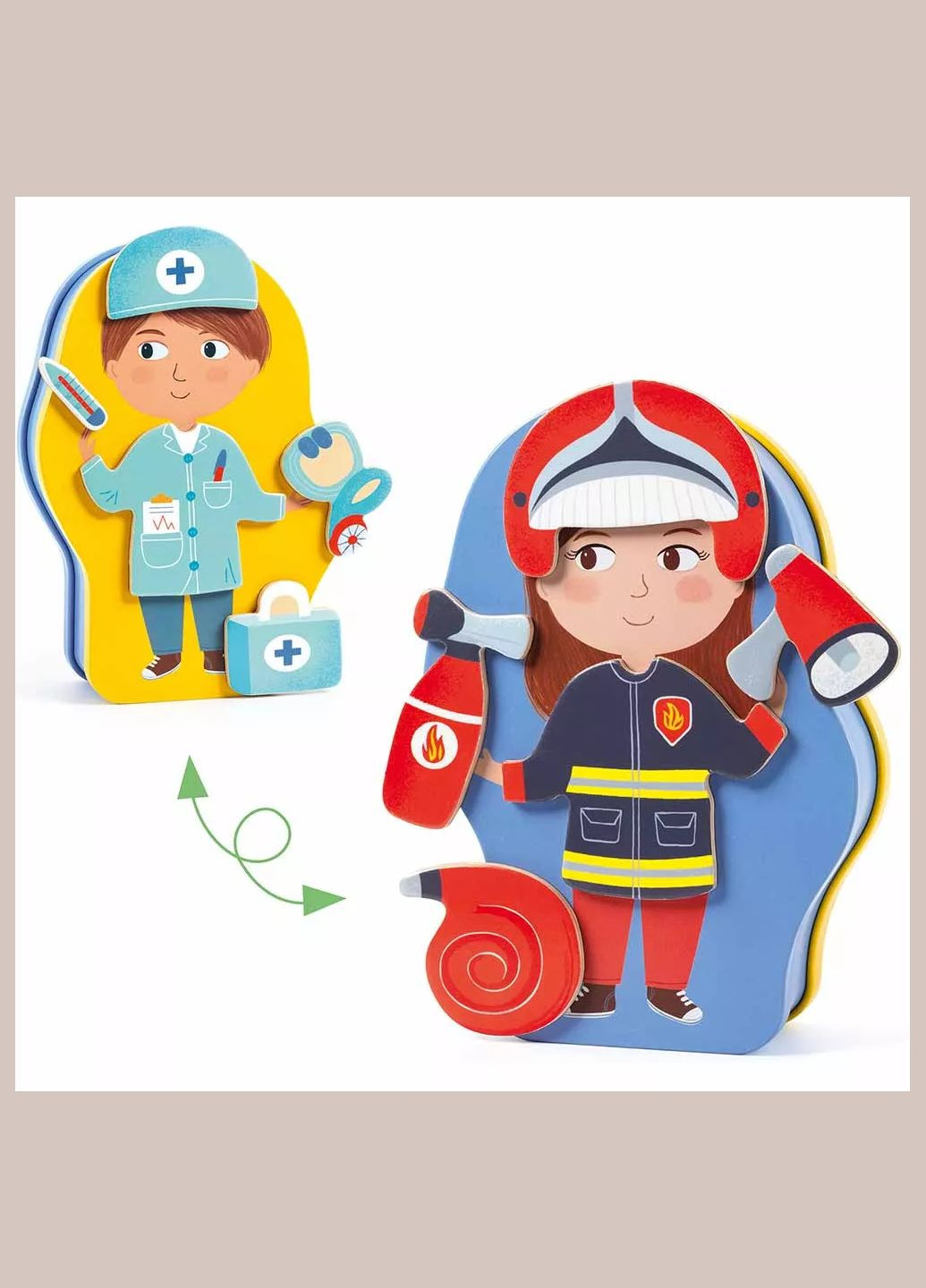 Магнитная игра "Профессии" DJ03086 Djeco (333253108)