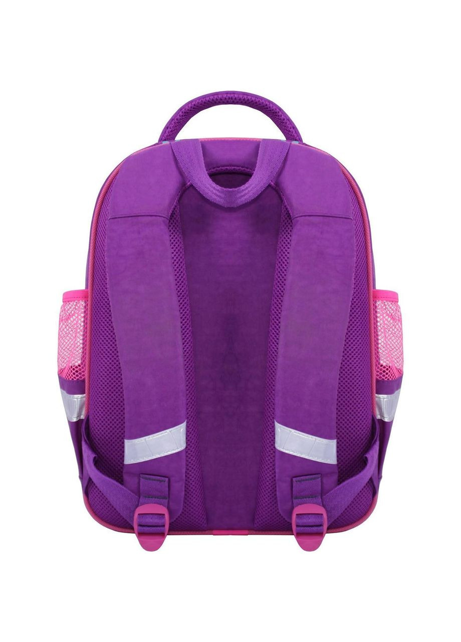 Шкільний рюкзак для дівчаток 14л з ортопедичною спинкою 339 фіолетовий 502 Mouse (00513702) Bagland (340452514)