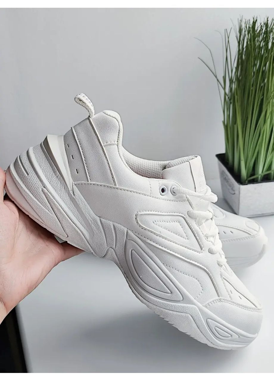 Белые демисезонные мужские кроссовки эко кожа белые Stilli демісезон