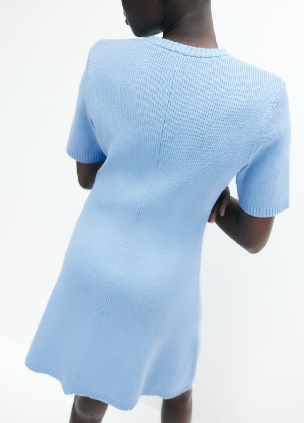 Синя ділова сукня H&M однотонна