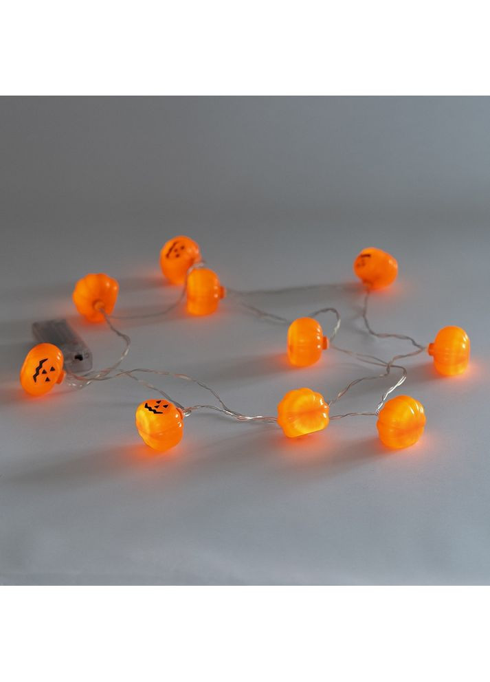 Світлодіодна гірлянда (LED) з 10 елементамиГарбузи Halloween 19243-027 No Brand (361230699)
