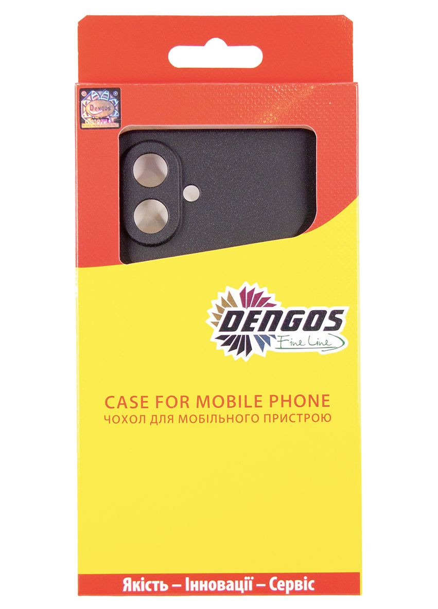 Чохол-накладка Carbon для Samsung Galaxy A07 Black (DG-KM-162) + захисне скло DENGOS (369723156)