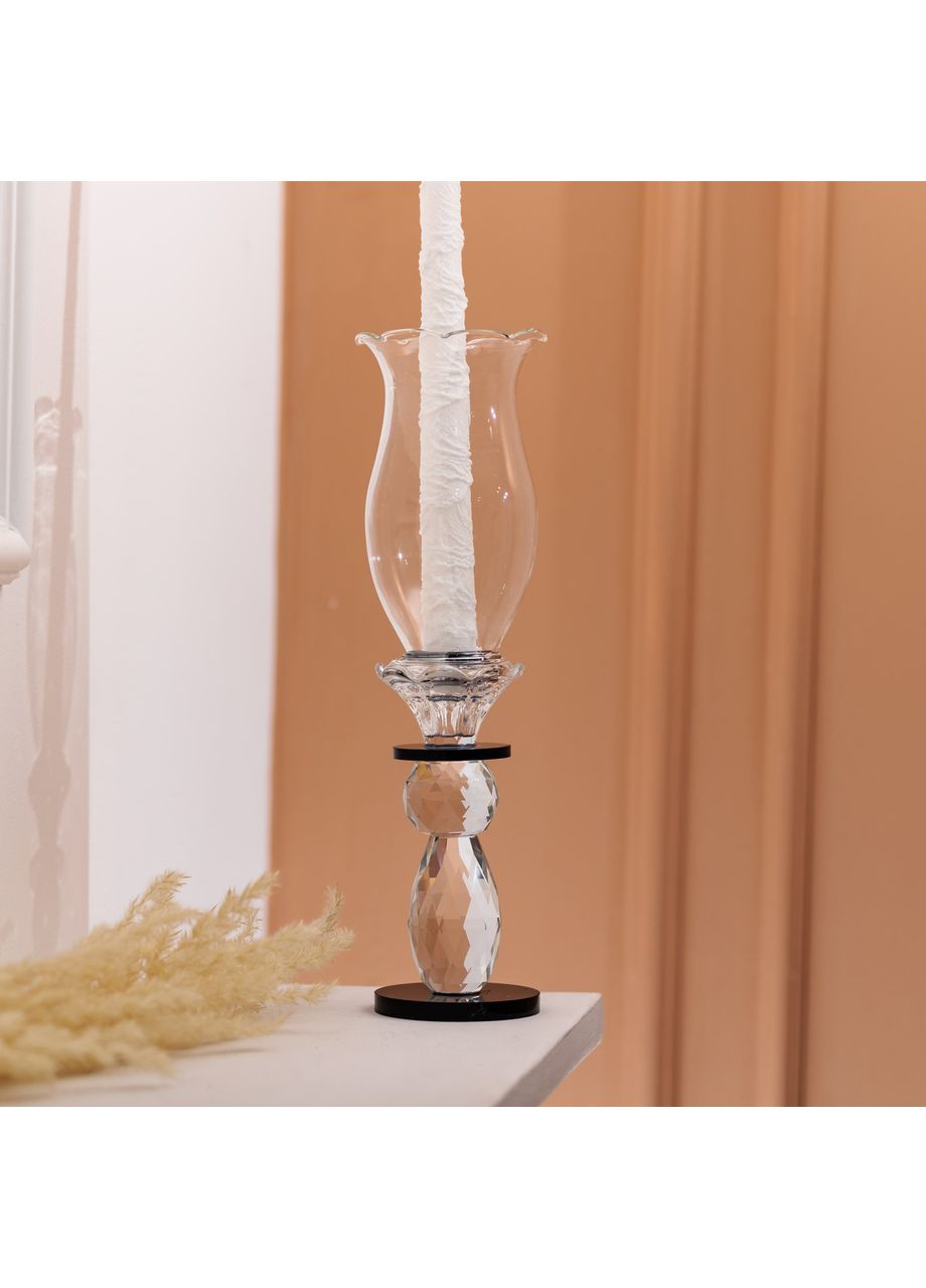 Підсвічник скляний 7×9 см підсвічник декоративний келих на ніжці HP-4-2M Yiwu (369142646)