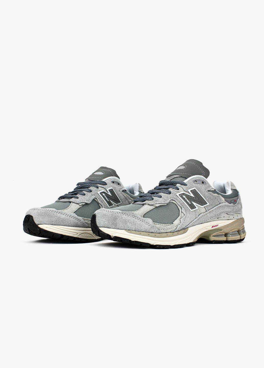 Сірі всесезон кросівки чоловічі і жіночі new balance 2002r protection pack gray | нью беланс 2002r сірі No Brand