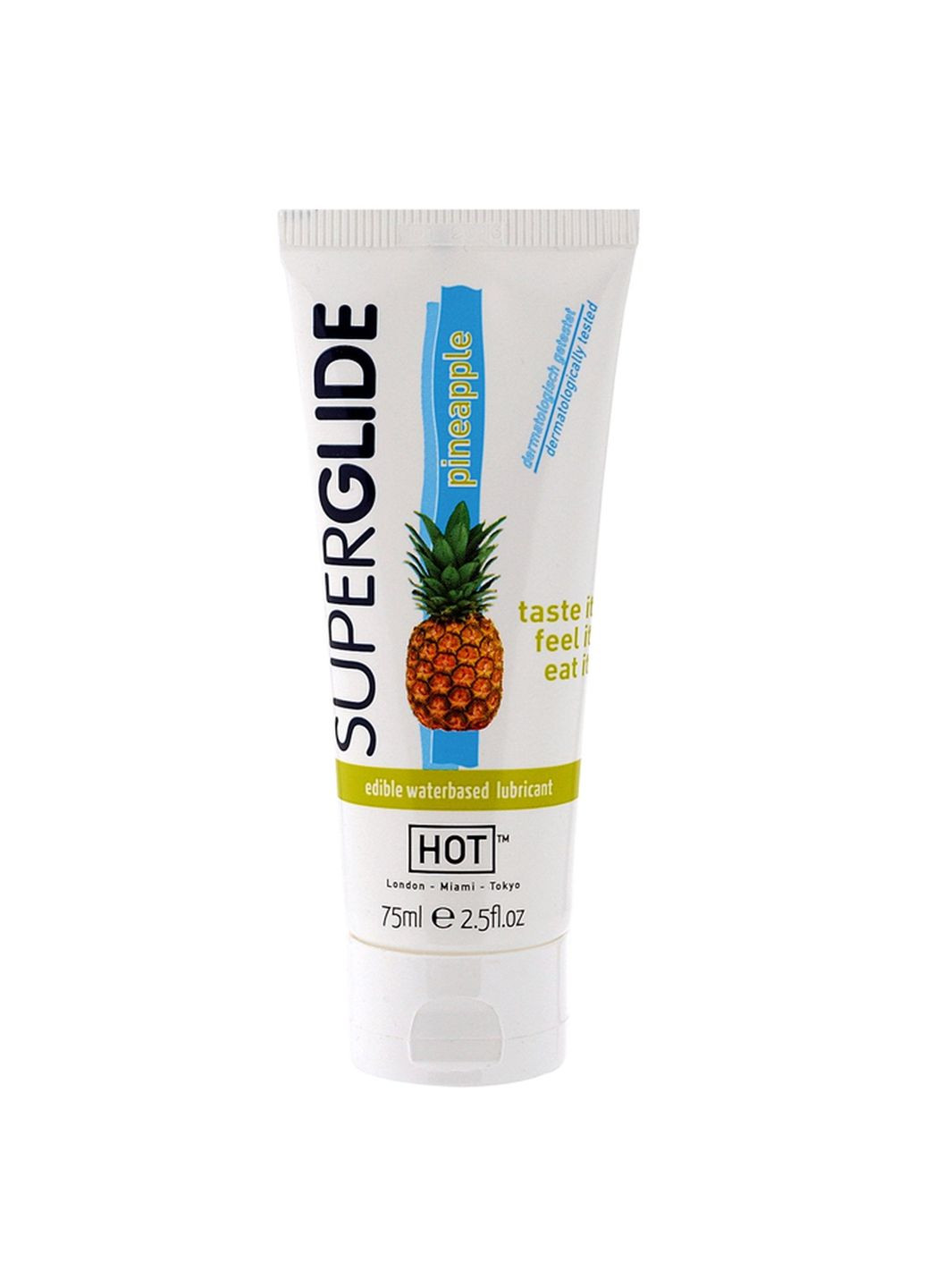 Съедобный лубрикант на водной основе Superglide Сочный Ананас, 75 мл Hot (331171145)