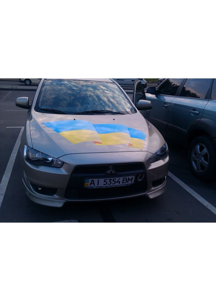 3д наклейка 3D TUNING STUDIO Флаг Украины 1180х690х0.15мм No Brand (362498625)