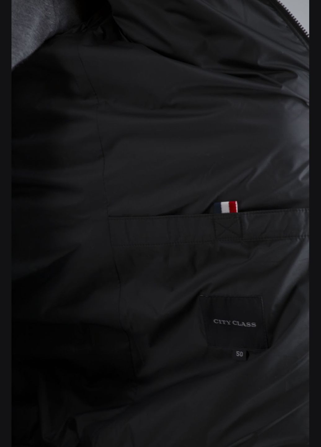 Черная демисезонная мужская куртка (, ), 47558 City Class