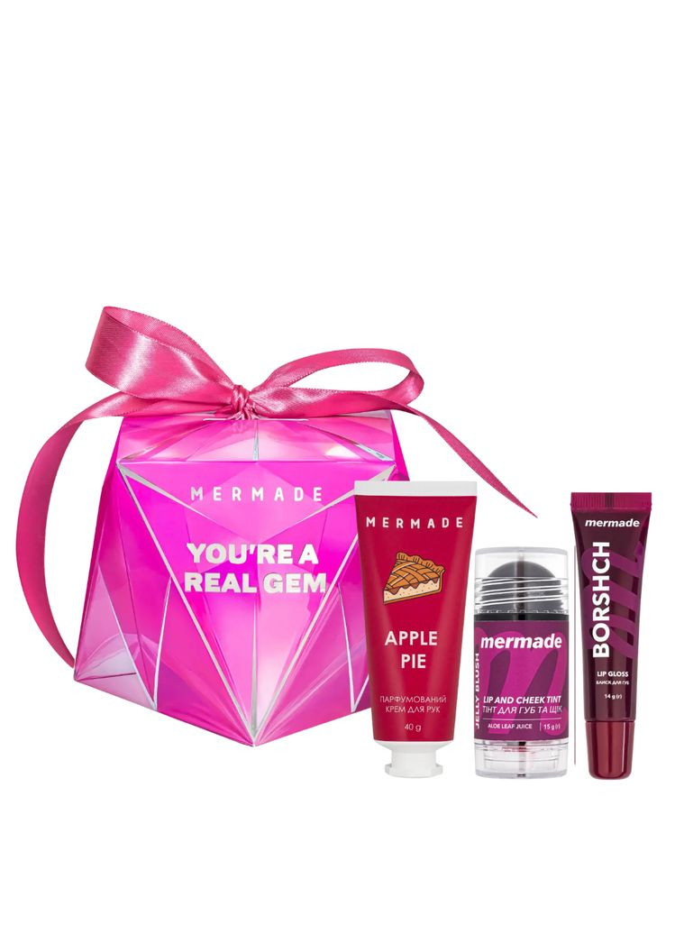Подарунковий діамантовий набір косметики Mermade Merry Berry для жінок Blush (367987230)